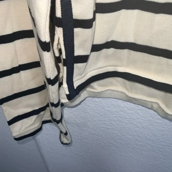 La Ligne Breton Navy Striped Long Sleeve Top - Picture 4 of 9